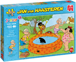 Jumbo, puzzle, Jan van Haasteren, Figle w basenie,