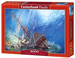 Castorland PUZZLE 2000 ZATOPIONY STATEK CASTOR