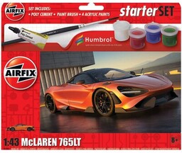 AIRFIX Samochód Starter Set McLaren 765LT A55006