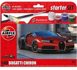 AIRFIX Samochód Starter Set Bugatti Chiron A55005