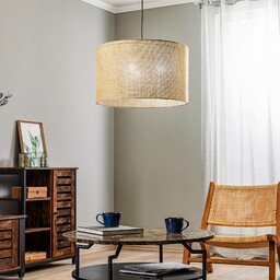 TK Lighting Lampa wisząca Juta, 1-punktowa Ø 50