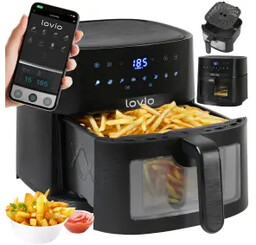 Lovio Home LVAF002BK 1500W 6l Aplikacja mobilna Frytkownica