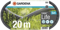 Wąż tekstylny Liano Life 20 m zestaw GARDENA