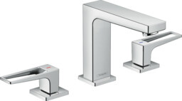 Hansgrohe Metropol 3-otworowa bateria umywalkowa 110 z uchwytami