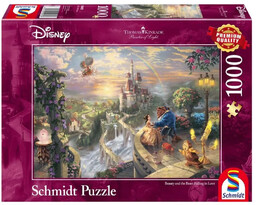 Puzzle 1000 Thomas Kinkade Piękna i Bestia -