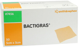 BACTIGRAS 5 x 5cm 50 szt. Opatrunek parafinowy