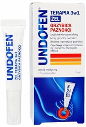 Undofen Żel Terapia 3w1 Grzybica Paznokci, 7ml