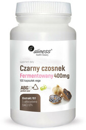 ALINESS Czarny Czosnek Fermentowany 400mg 100vegcaps