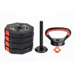 Kompozytowa Regulowana Hantla Kettlebell 10 Kg 4X2,5KG Ebfit