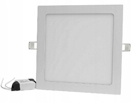 Kwadratowy Panel LED podtynkowy 18W B. neutralna 4000K