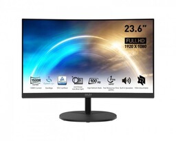 MSI Monitor 23.6 cala PRO MP2412C LED/FHD/Curved/100Hz/czarny