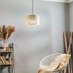 TK Lighting Lampa wisząca Juta, 1-punktowa Ø 30