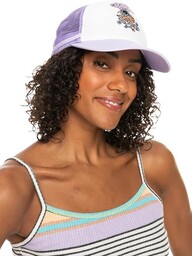 Roxy Damska czapka Trucker Fioletowa One Size