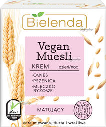 Bielenda - Vegan Muesli Cream - Matujący krem