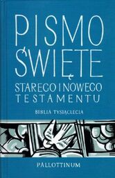 Biblia Tysiąclecia A4 Papieska twarda złocone brzegi kartek