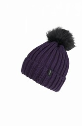 Pikeur Czapka damska BEANIE BASIC 4845 - blueberry