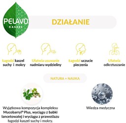 Pelavo Kaszel suchy i mokry Syrop, 175 ml