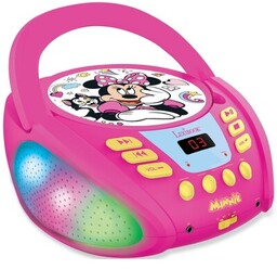 LEXIBOOK Radioodtwarzacz Disney Minnie RCD109MN Bluetooth Różowy