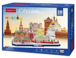 CUBIC FUN Puzzle 3D City Line Moskwa MC266H