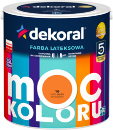 Farba lateksowa do wnętrz MOC KOLORU Tutti-frutti 2,5