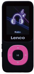 LENCO Odtwarzacz MP3/MP4 Xemio-659 4 GB Czarno-różowy