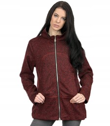 Kurtka Damska Przejściowa Parka 23225 r XL bordowa