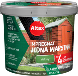 Impregnat do drewna ogrodowego JEDNA WARSTWA 4,5 l