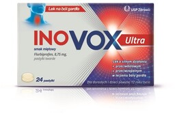 Inovox Ultra 8,75 mg pastylki twarde smak miętowy