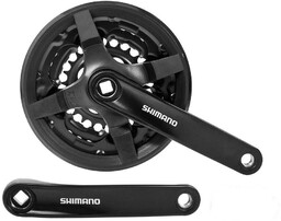 Mechanizm korbowy Shimano FCTY301C244CL 42x34x24T czarny z osłoną