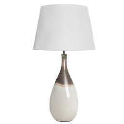 Eurofirany Lampa dekoracyjna katia (01) 28x28x73 kremowy