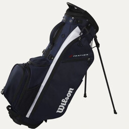 Torba golfowa Wilson Feather (z nóżkami, standbag) granatowo-biała,