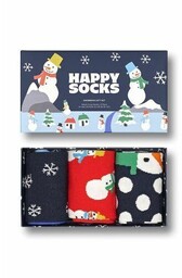 Happy Socks skarpetki Snowman Socks Gift Set 3-pack