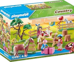 PLAYMOBIL Country 70997 Urodziny w stadninie kucyków,