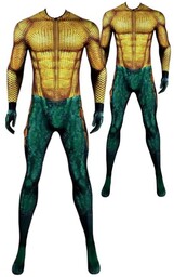 Strój Przebranie Aquaman Posejdon Neptun Kostium Halloween Cosplay