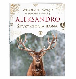 Encyklopedia przyrody z nadrukiem dla dziewczynki na święta