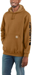 Bluza męska z kapturem Carhartt Midweight Sleeve Logo