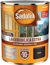 Lakierobejca Ochronno-Dekoracyjna Extra Heban 0,75 l Sadolin