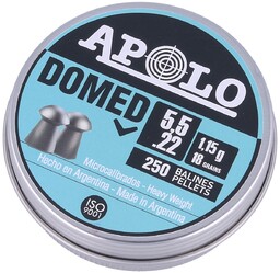 Śrut Apolo Domed 5.5 mm, 250 szt. 1.15g/18.0gr