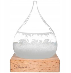 Mały Barometr chemiczny burzowy kropla sztormowa Storm-Glass Drop