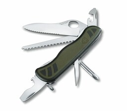 Scyzoryk Victorinox Swiss Soldier, 10 funkcji, dł.111mm, ząbkowany,