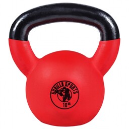 10 kg Kettlebell żeliwny z gumową powłoką Gorilla