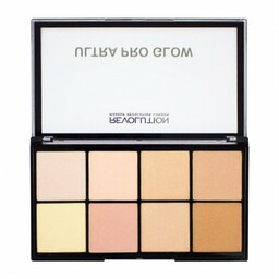 Makeup Revolution Ultra Pro Grow Zestaw rozświetlaczy (8