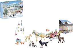 PLAYMOBIL 71345 Kalendarz adwentowy Świat koni: Świąteczny kulig,