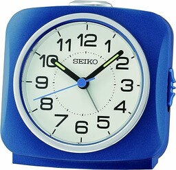 Seiko Clock budzik analogowy niebieski QHE194L