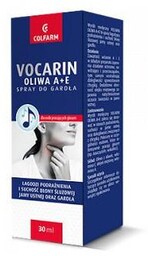 VOCARIN Oliwa A+E Spray do gardła, 30ml