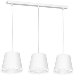 Milagro DAISY WHITE MLP5598 lampa wisząca abażur tkanina