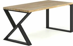 Elior Industrialne biurko duże drewniane 150 x 70