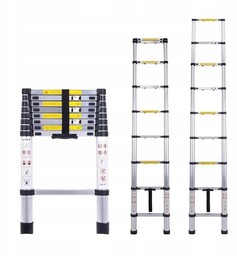 Drabina teleskopowa 4,4m 15szczebli rozsuwana 150kg przenośna