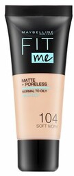 Maybelline Fit Me! Foundation Matte + Poreless 104