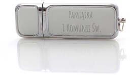 Biały pendrive Pamiątka I Komunii Św. (8GB)